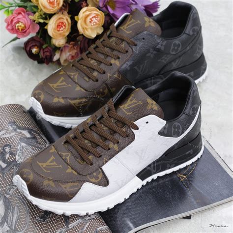 louis vuitton sneaker herren run away|Louis Vuitton denim runners.